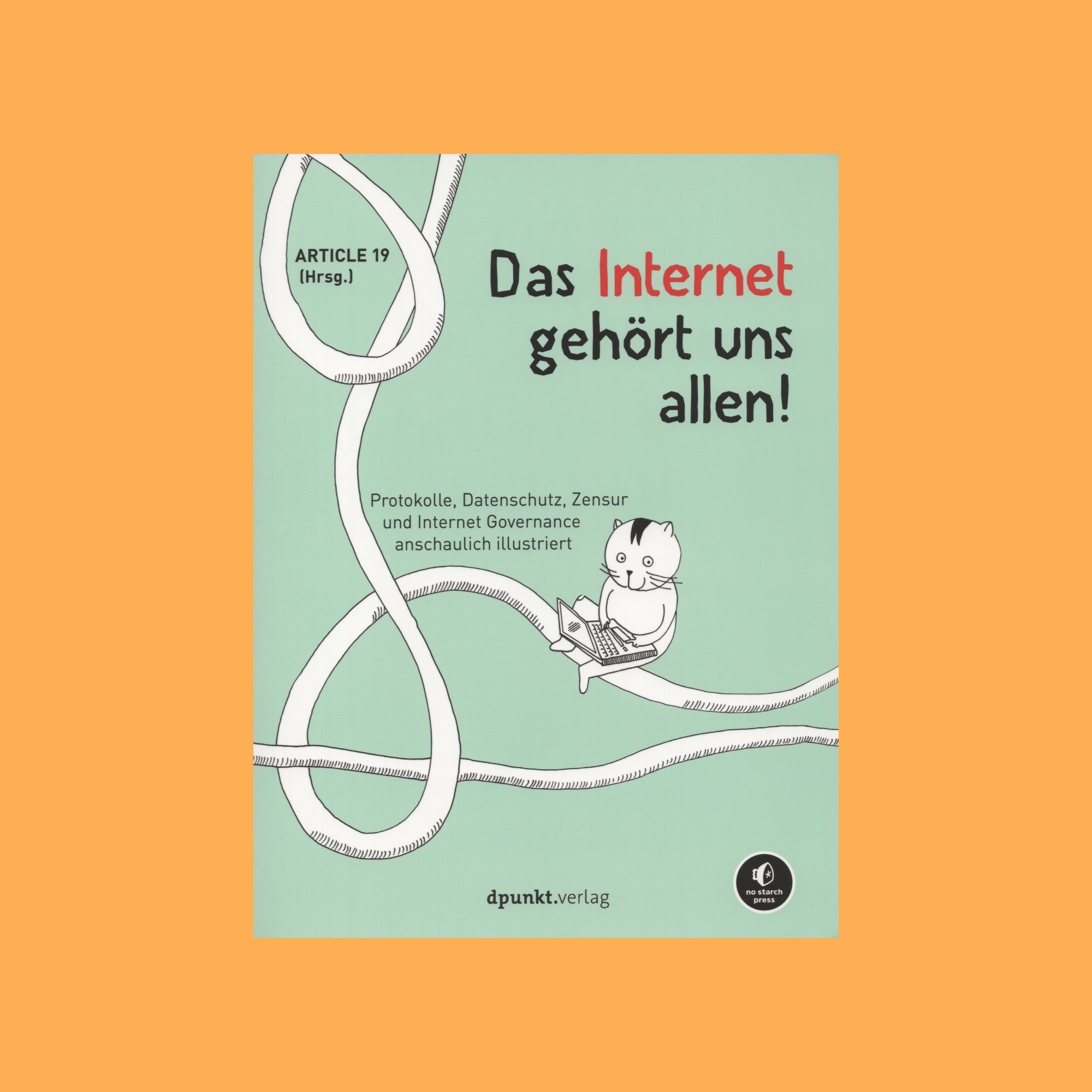 How the Internet Really Works book backcover. Illustration and Layout: Ulrike Uhlig